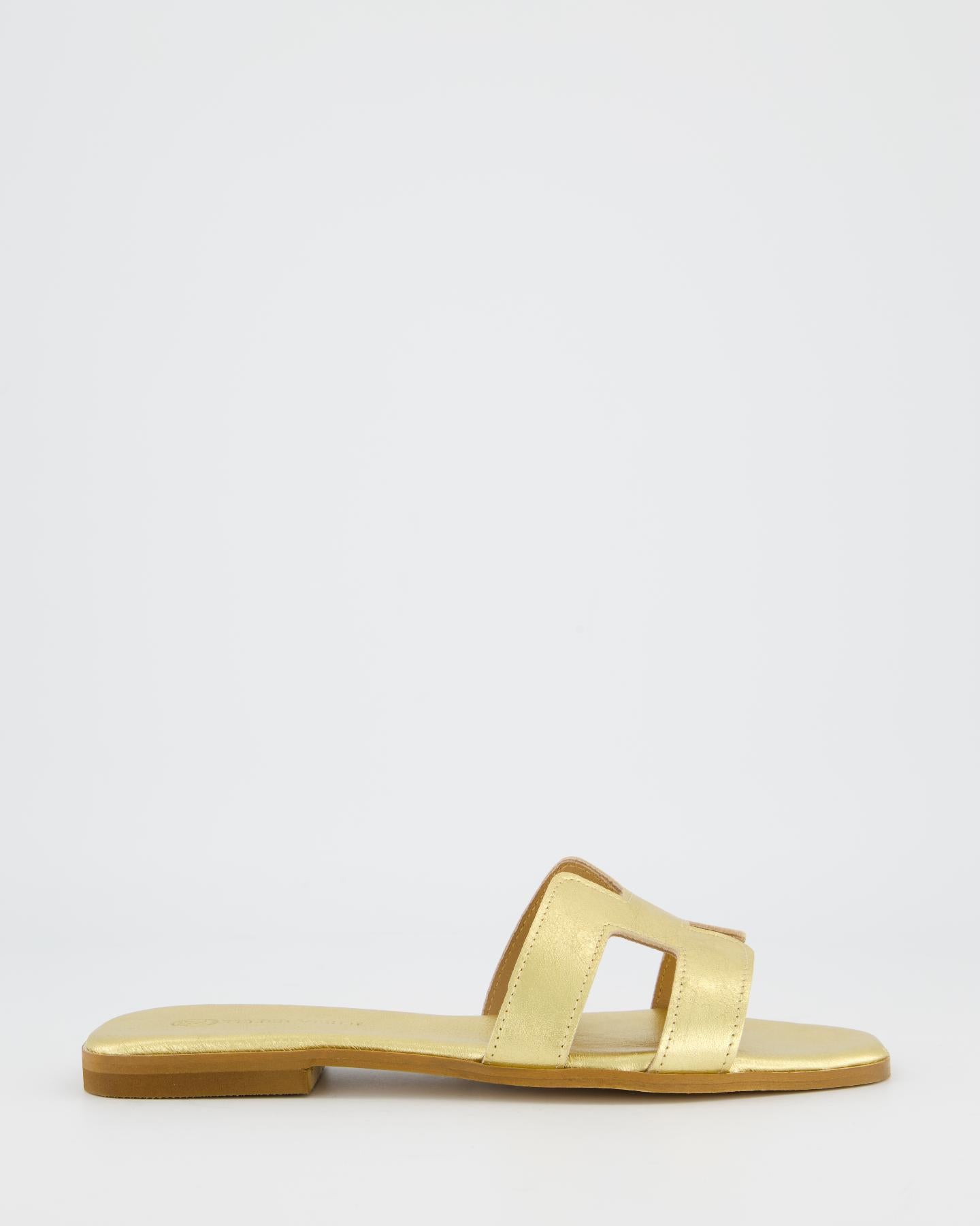 Dames Joy Slippers Goud Metallic