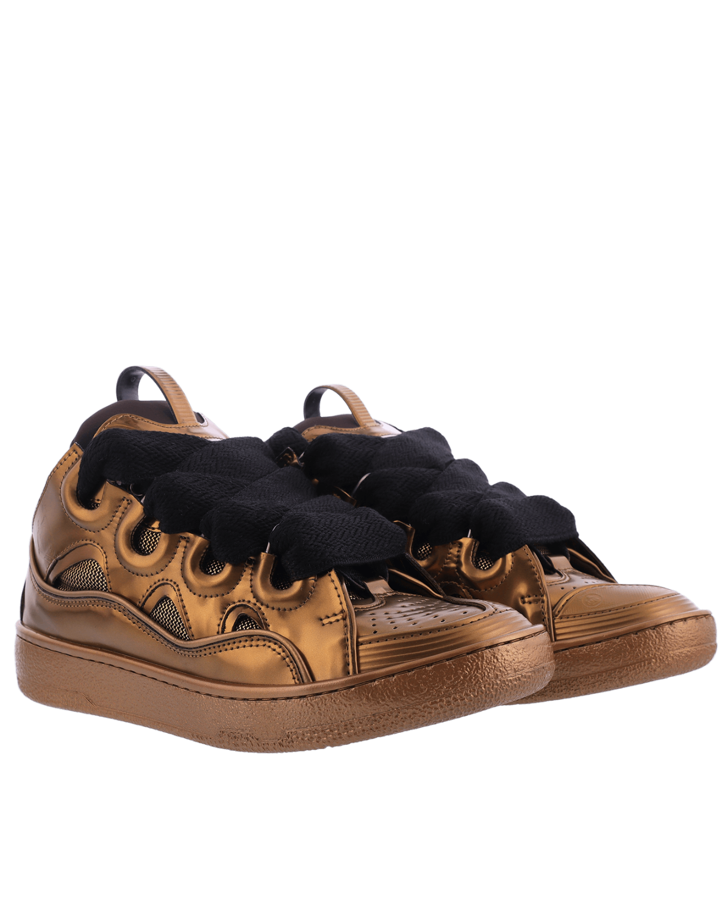 Dames Curb Sneaker Bronze Metallic