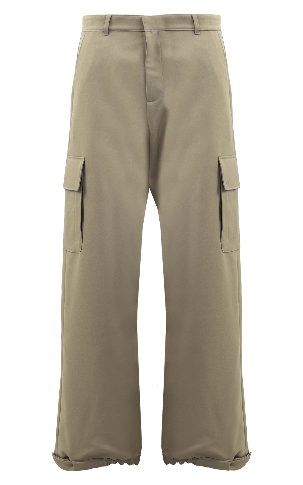 Heren Drill Cargo Pant Beige