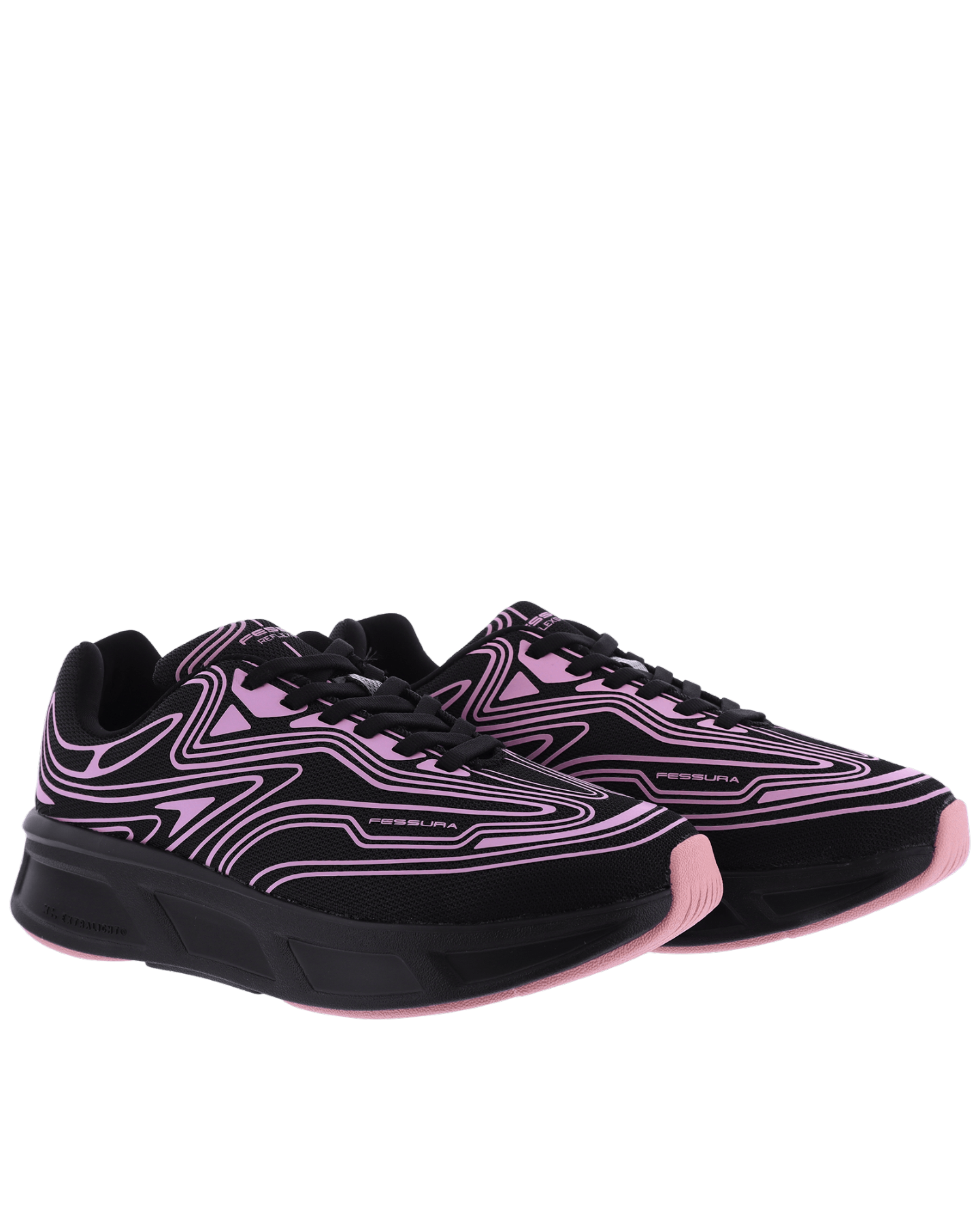 Dames Runflex 01 Sneaker Zwart/Roze