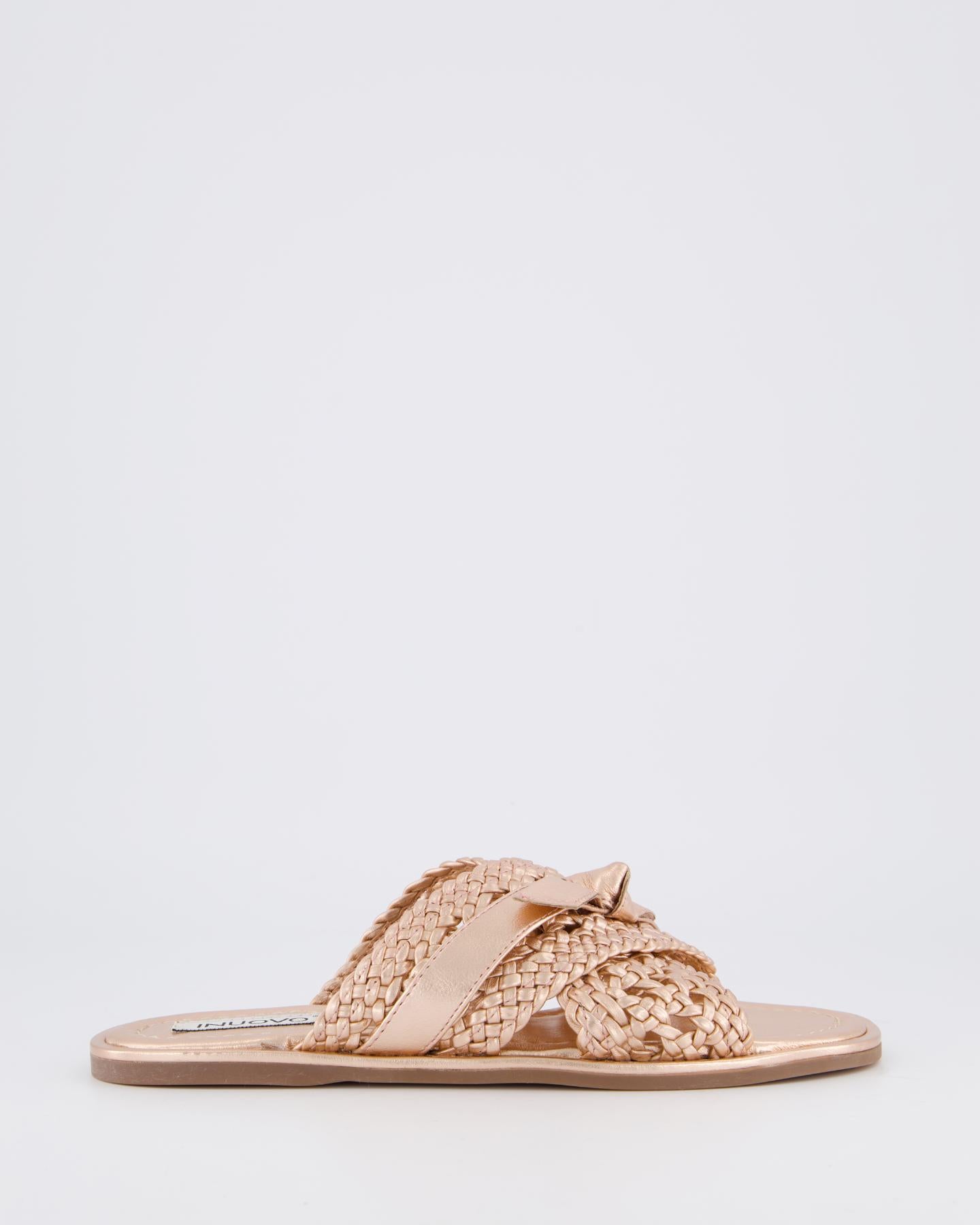 Dames Braided Slipper Roze Goud