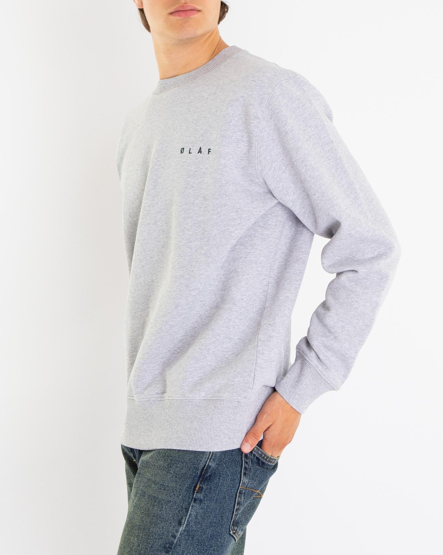 Heren Scribble Face Crewneck