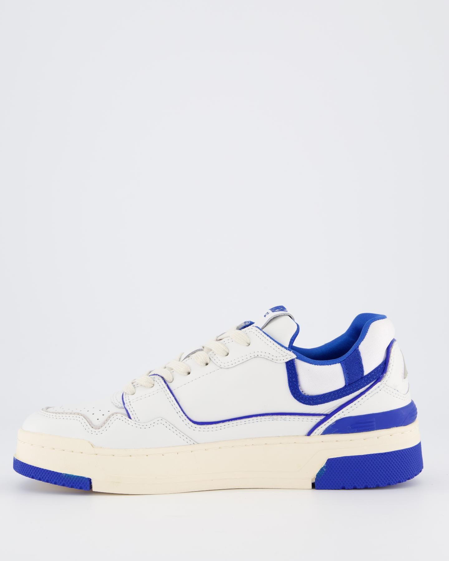 Heren CLC Low Sneaker Wit/Blauw