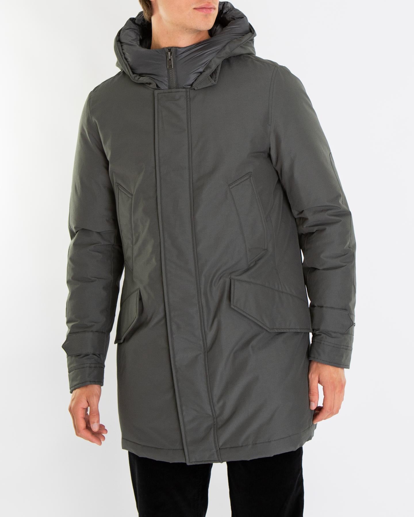 Heren Polar High Collar Parka Groen