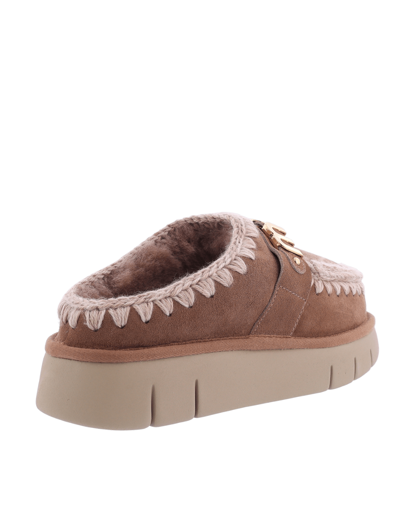 Dames Bounce Clog Logo Pink Brown