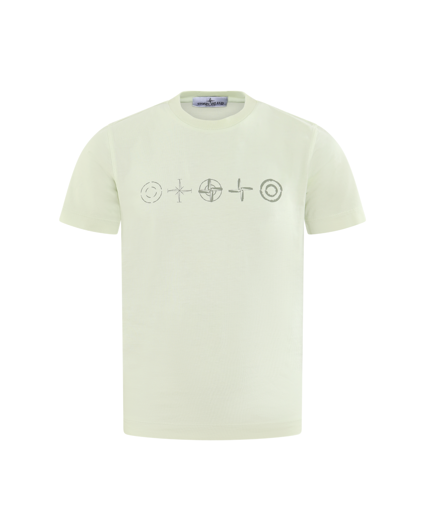 Kids Logoprint T-Shirt Geel