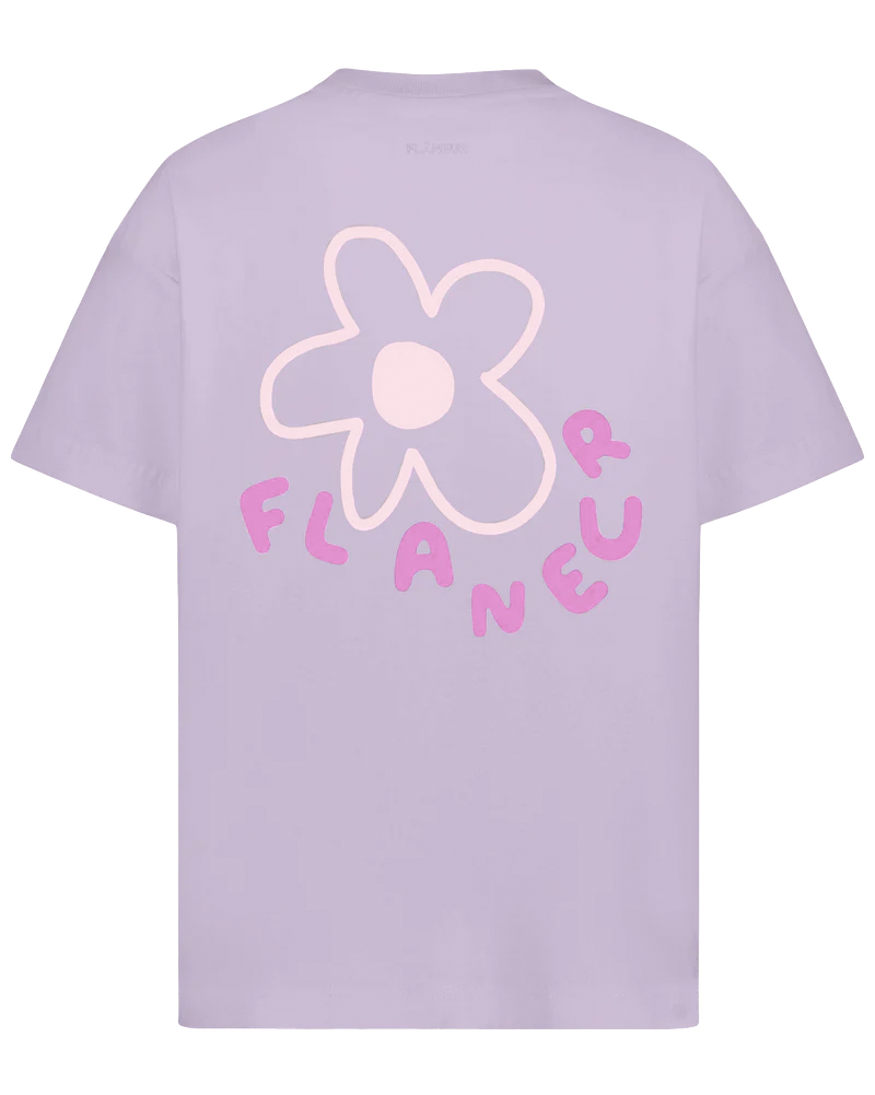 Heren Blossom T-Shirt Paars