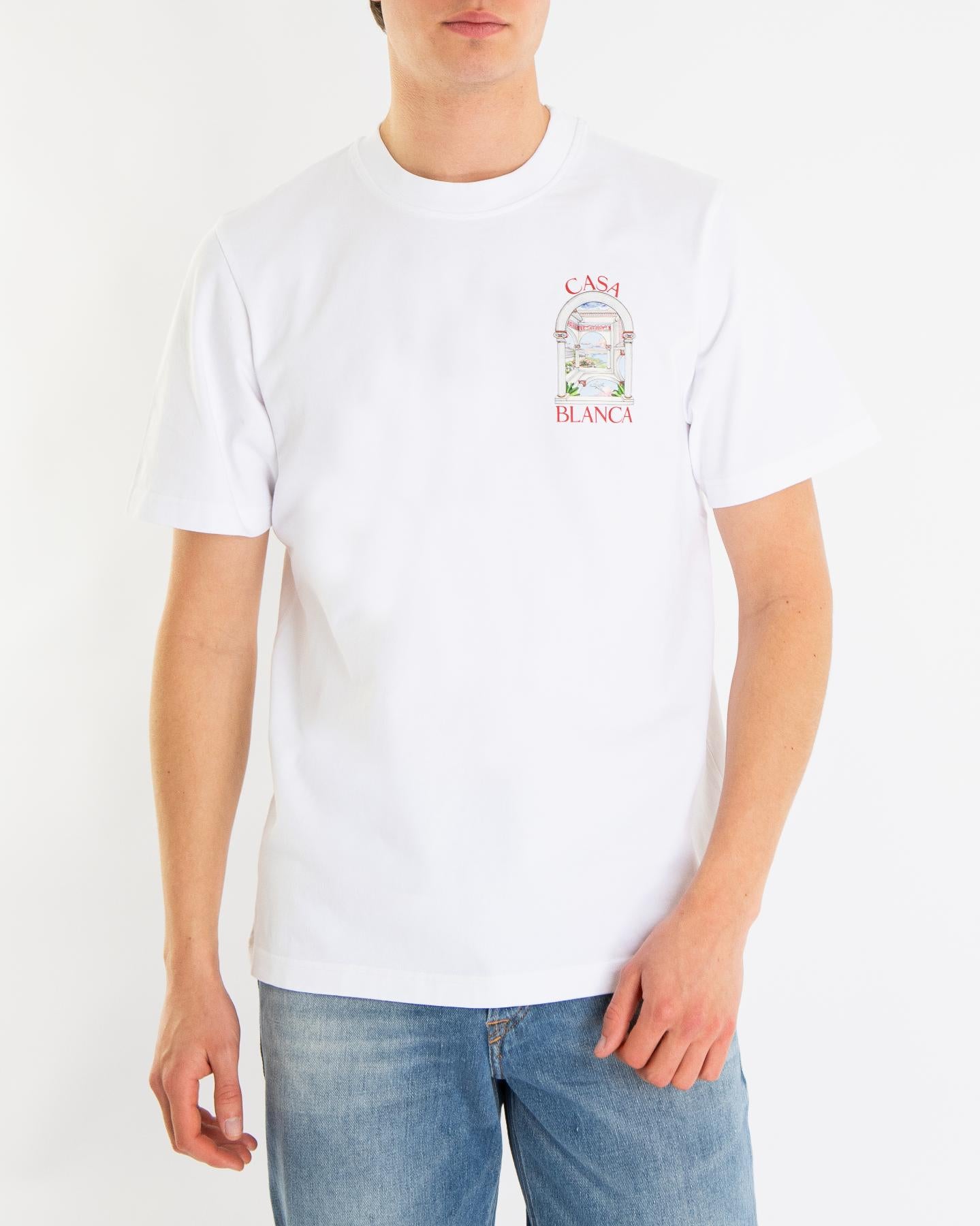 Heren Le Passage T-Shirt Wit