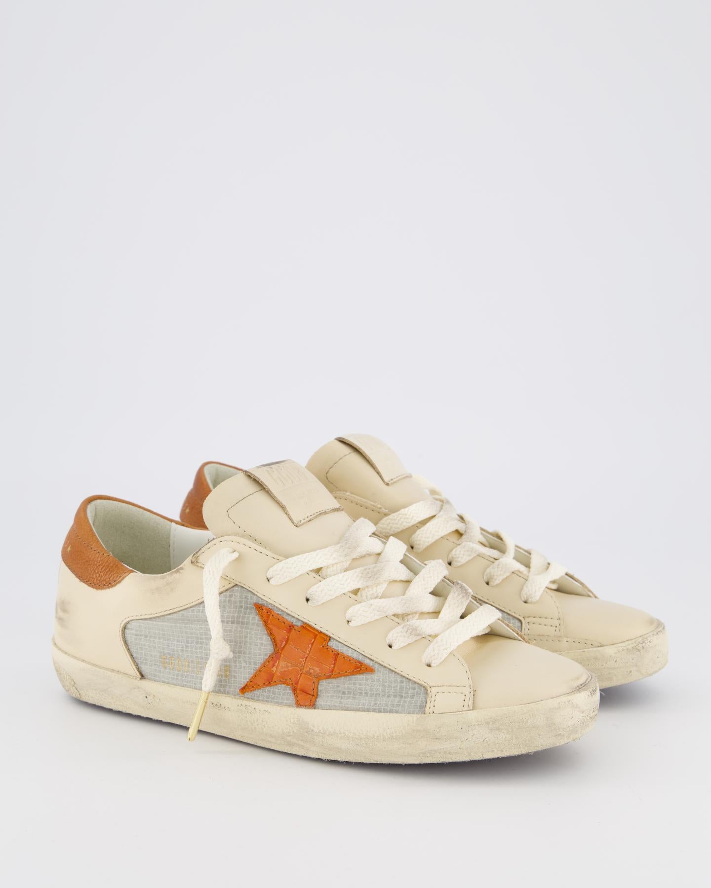 Dames SuperStar Double Sneaker Beige