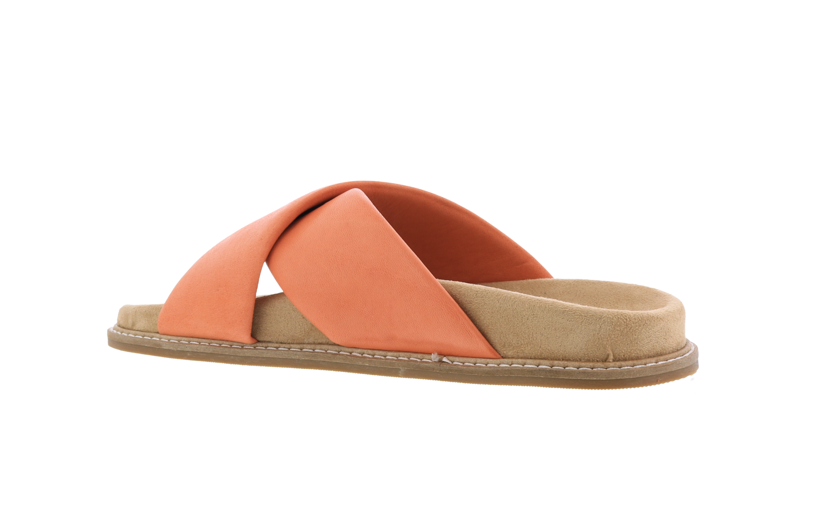 Dames Leather Band Slipper