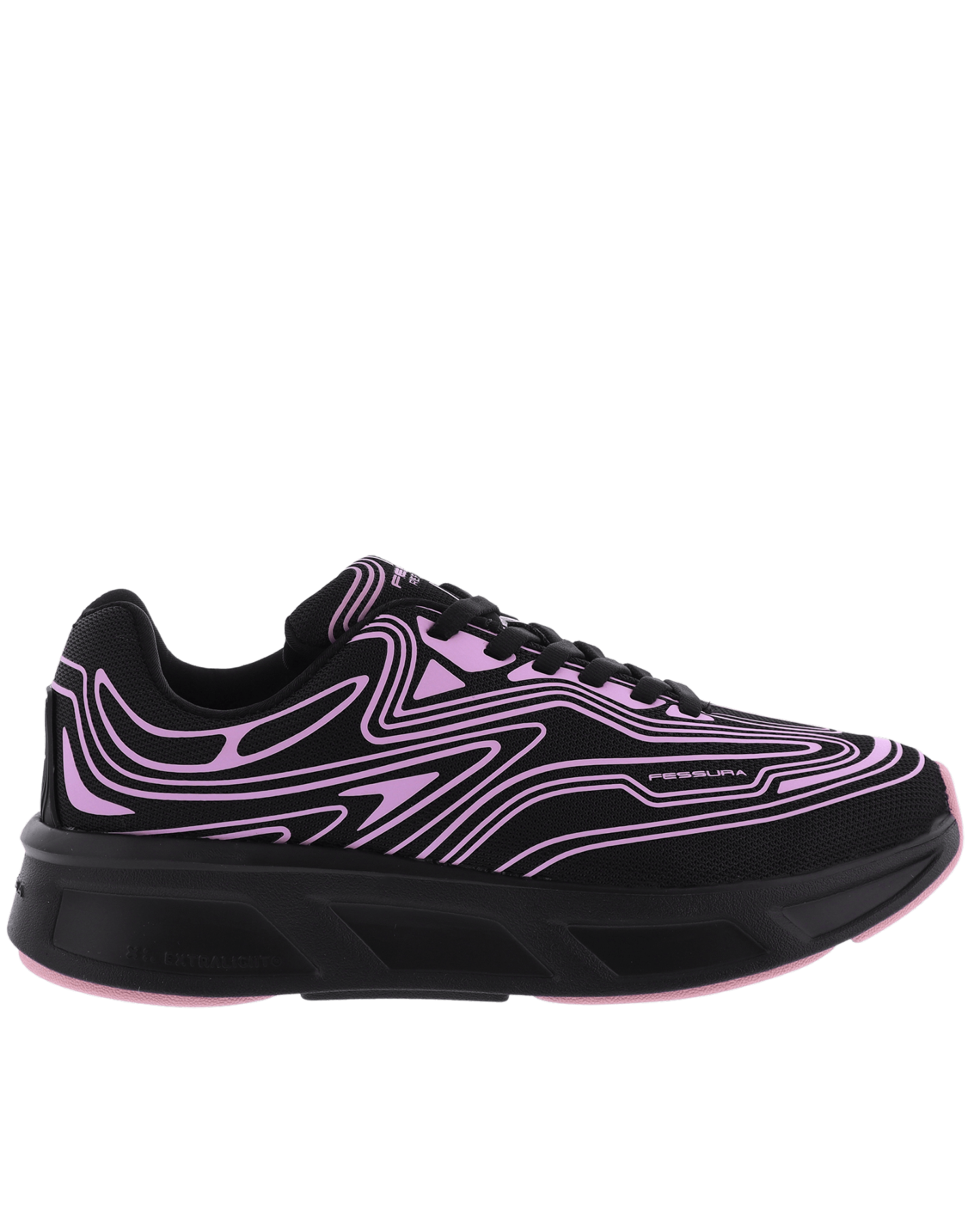 Dames Runflex 01 Sneaker Zwart/Roze