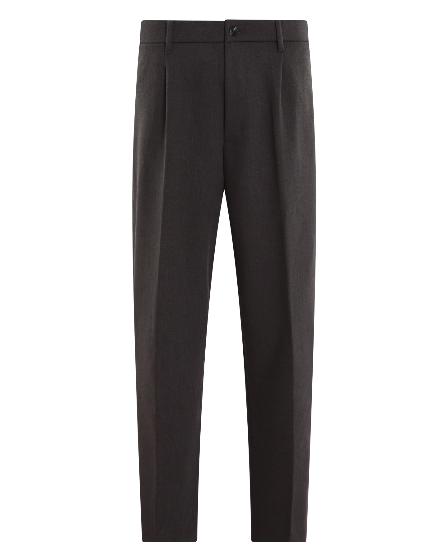 Heren Wool Pleated Pant