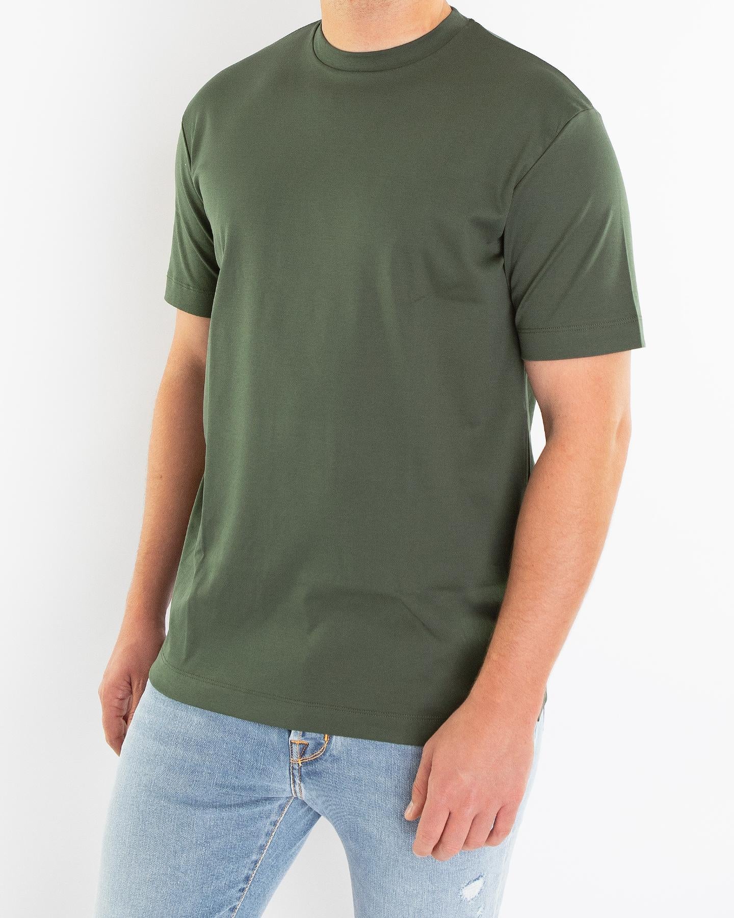 Heren Interlock Supima T-Shirt Groen