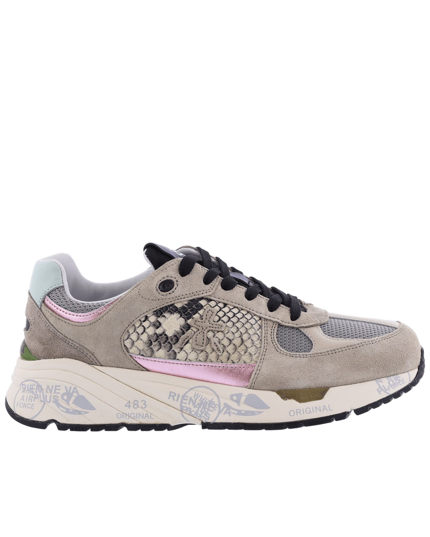 Dames Mase D Sneakers Beige/Roze