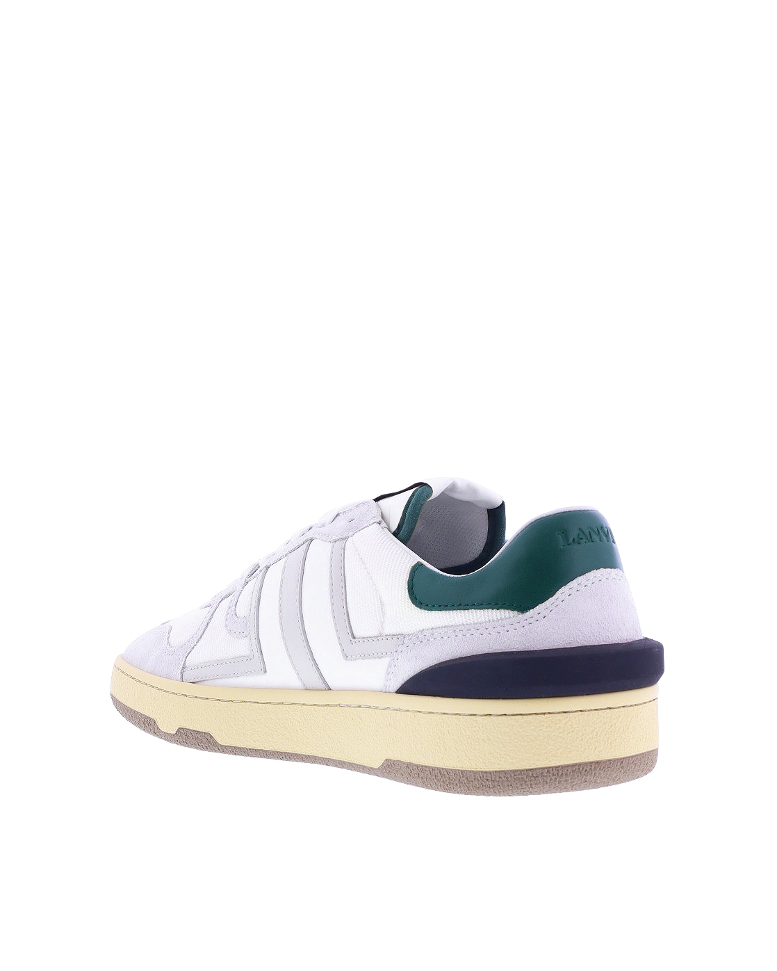 Heren Clay Sneaker Wit/Groen