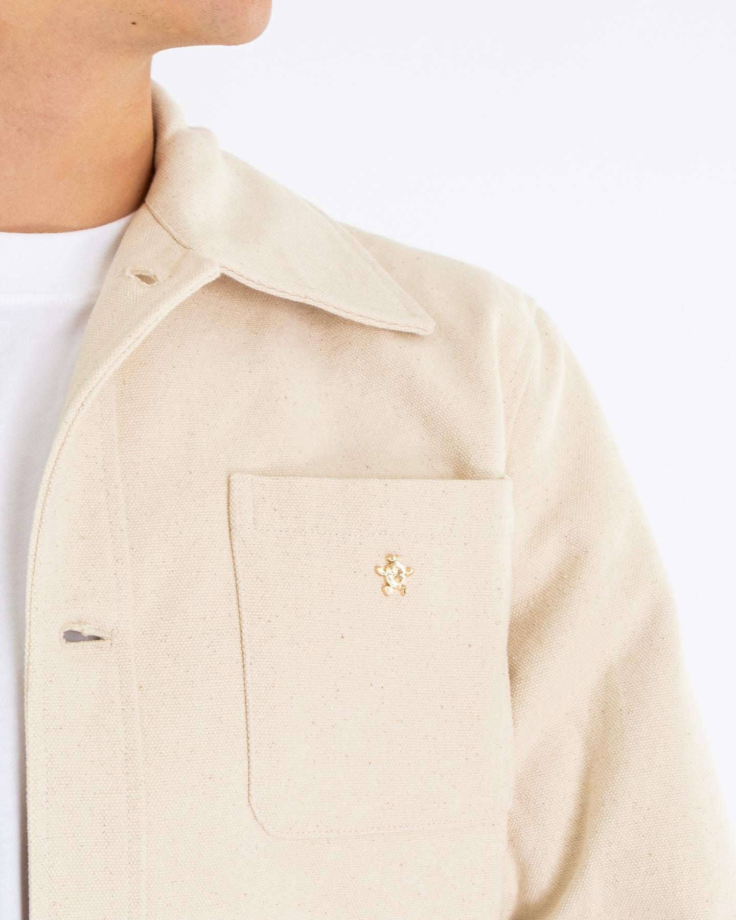 Heren Fitted Heavy Canvas Jacket