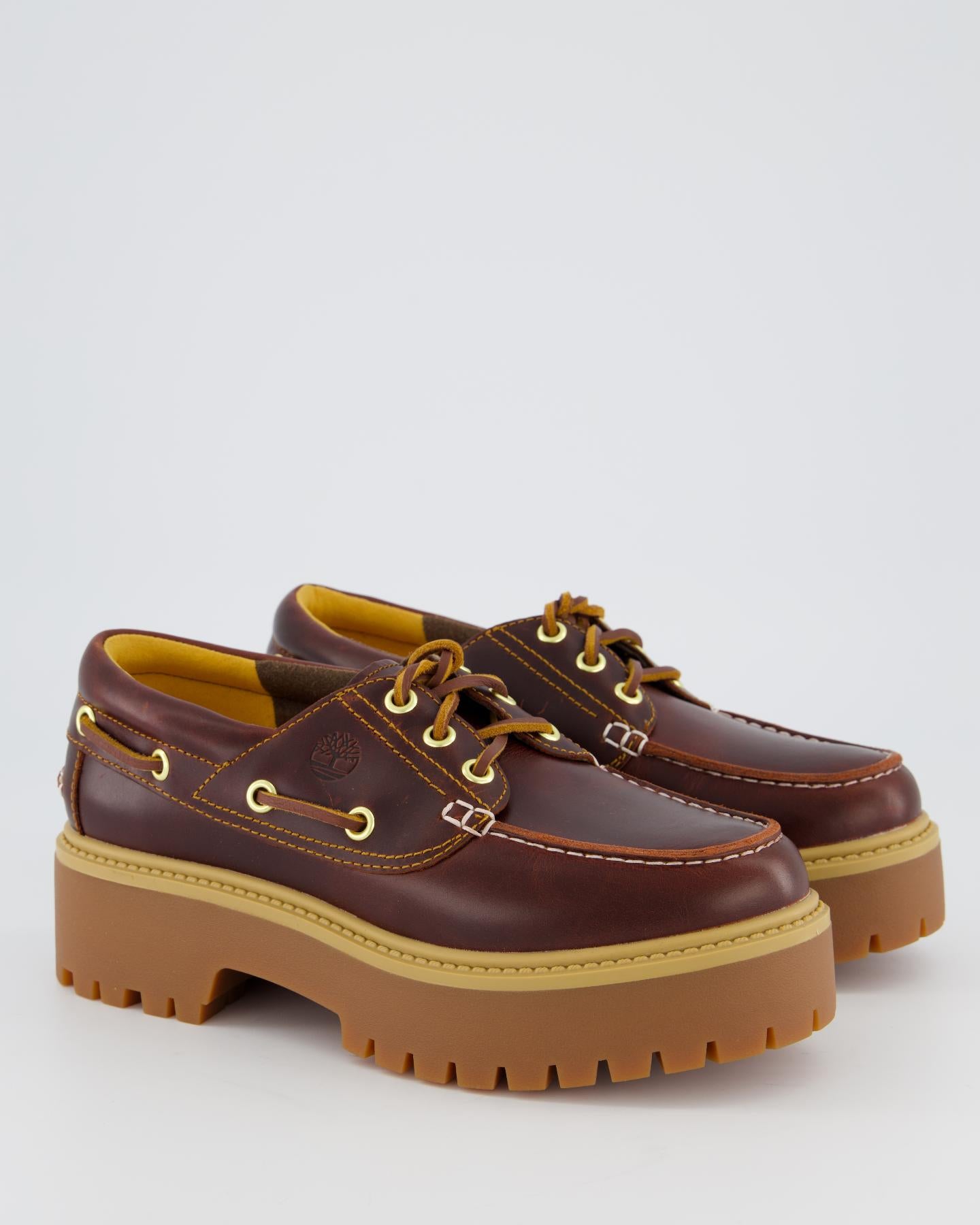 Dames Stone Street Boat Shoe