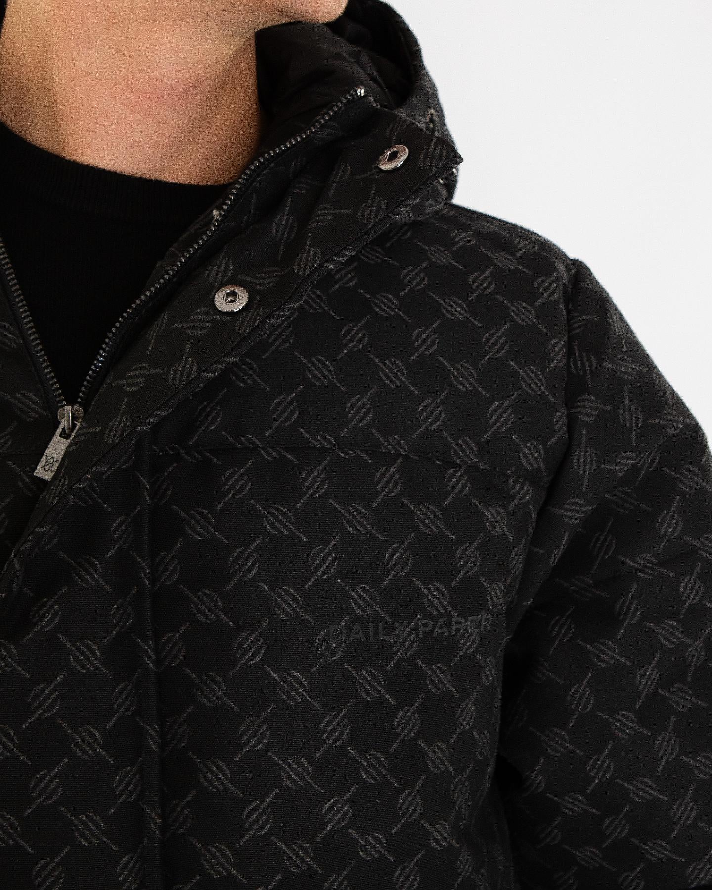 Heren Oba Cotton Monogram Puffer