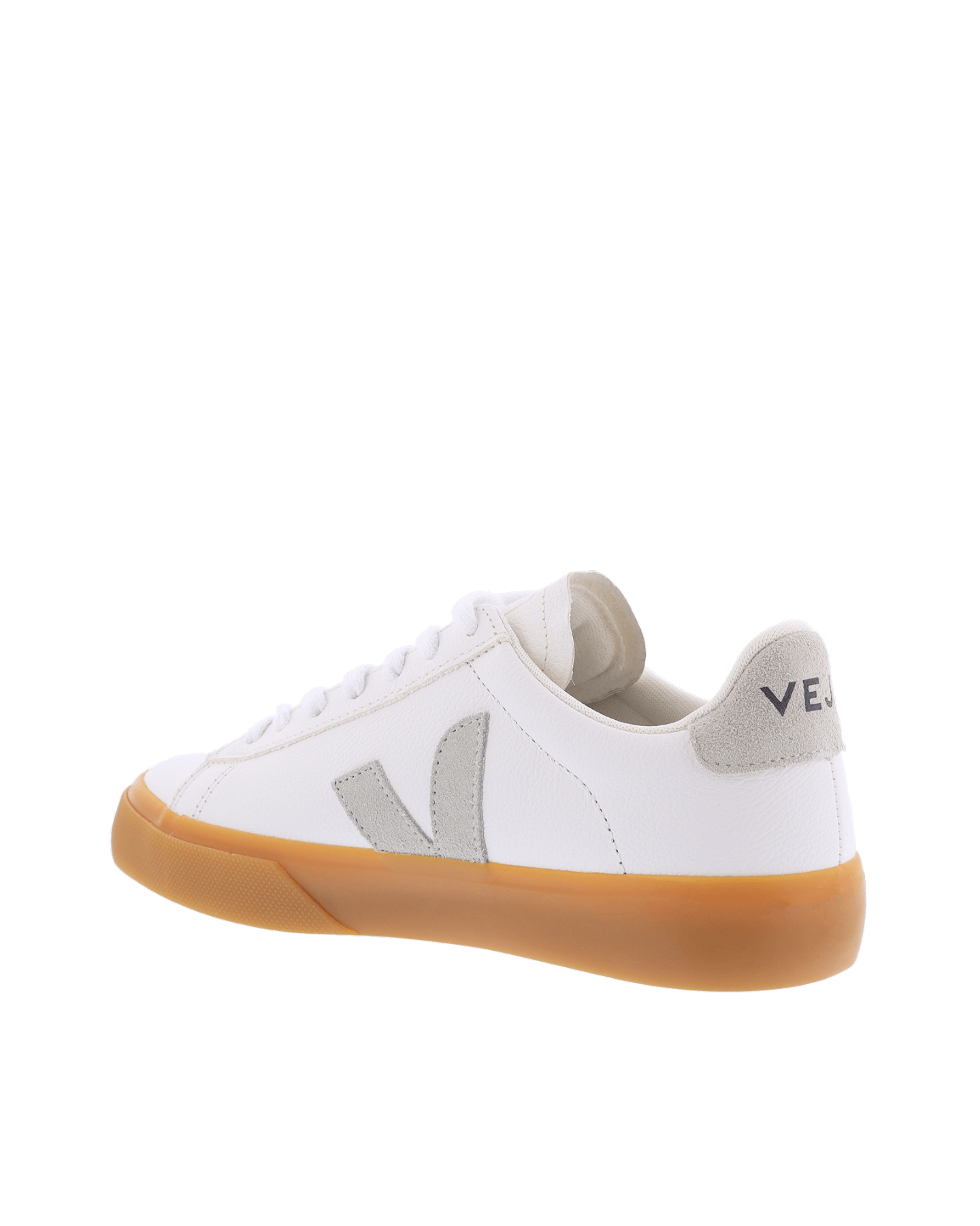 Dames Campo Sneaker Leer Wit/Natural