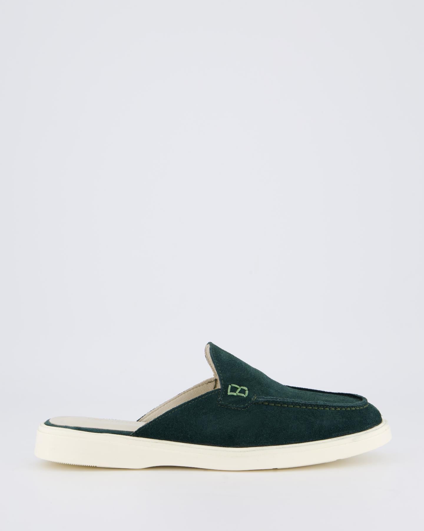 Atelier Verdi Dames Laura Slip On Sandal Pine Gree - Eleganza.nl