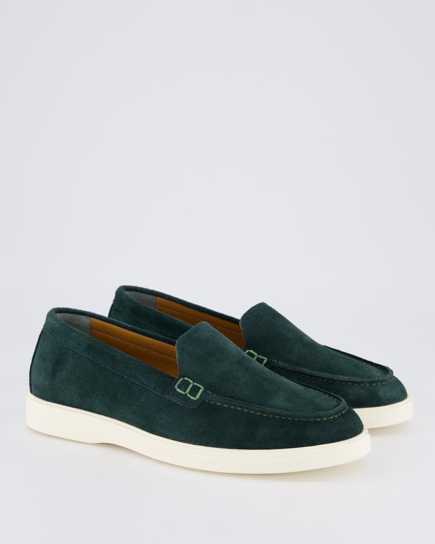 Atelier Verdi Dames Lina Loafer Pine Green - Eleganza.nl