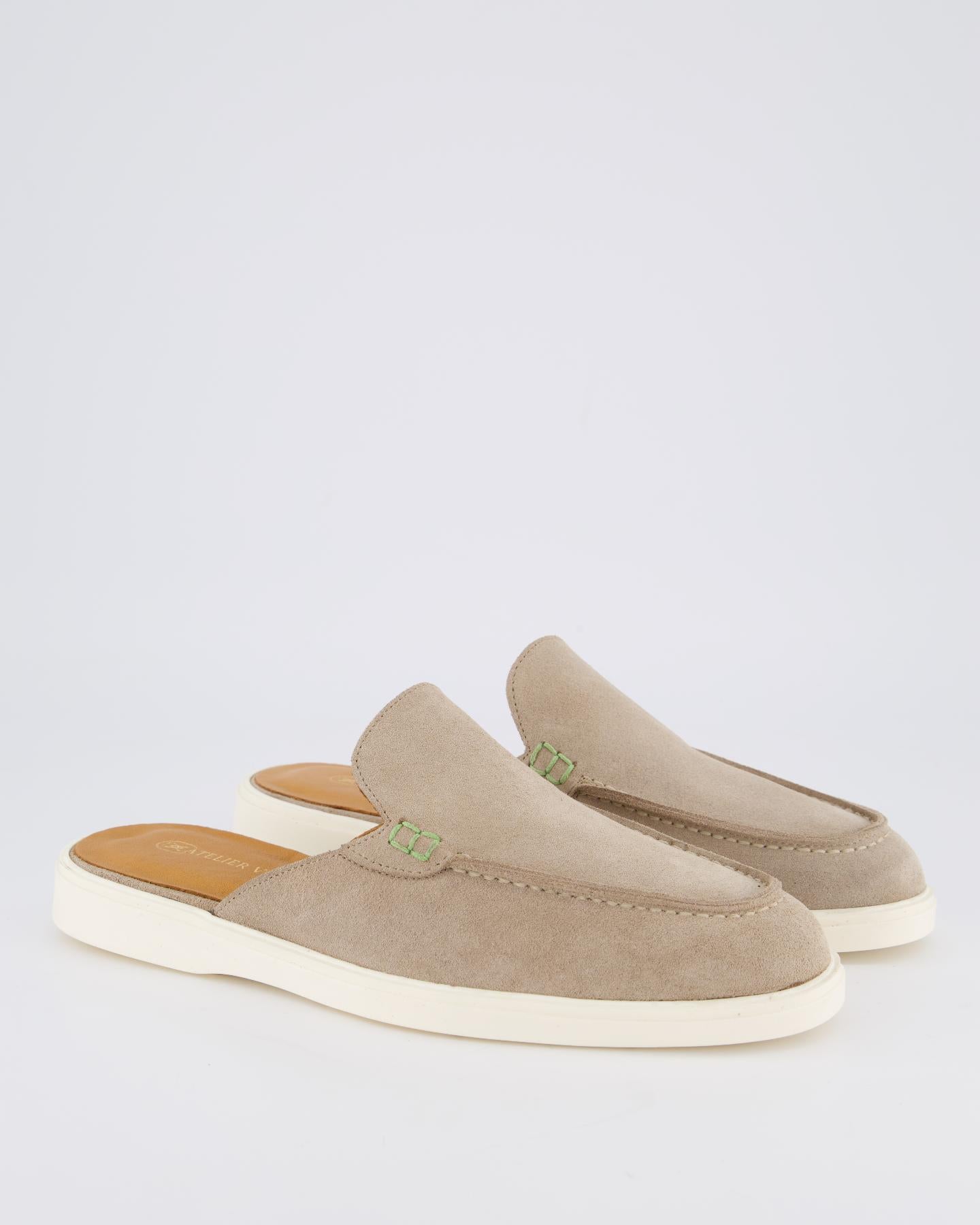 Atelier Verdi Heren Gulio Slip On Beige - Eleganza.nl