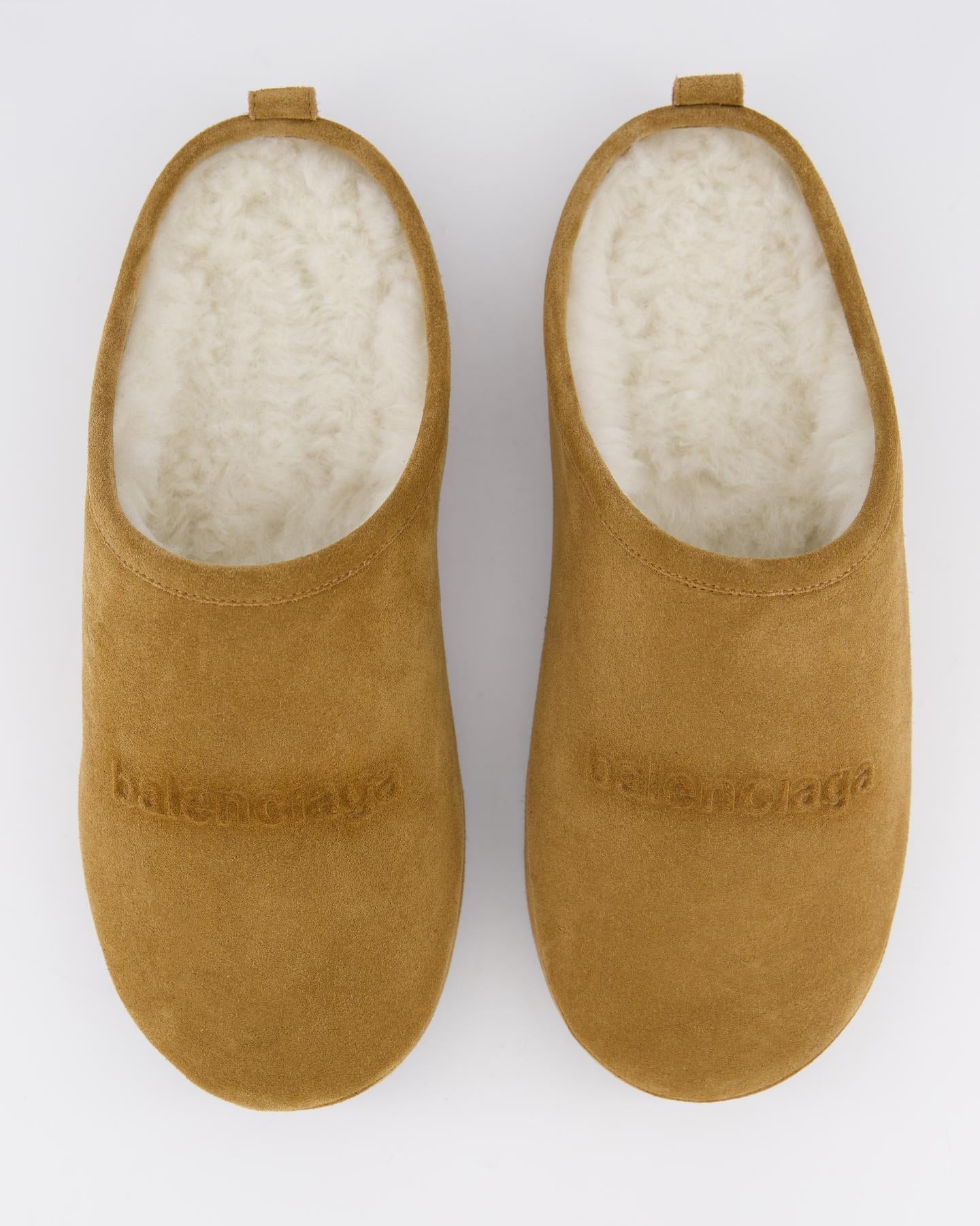 Balenciaga Heren ALASKA SLIPPER SUEDE/SHEAR - Eleganza.nl