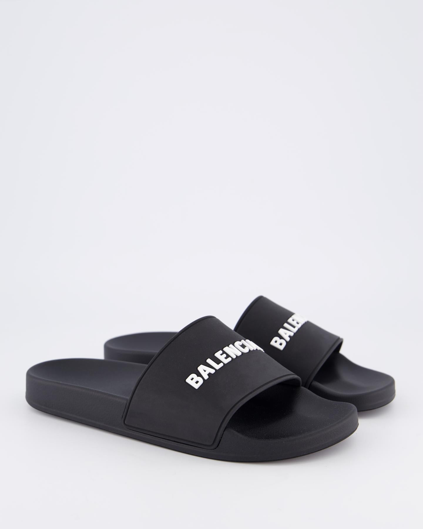 Balenciaga Heren POOL SLIDE RUBBER BAL - Eleganza.nl