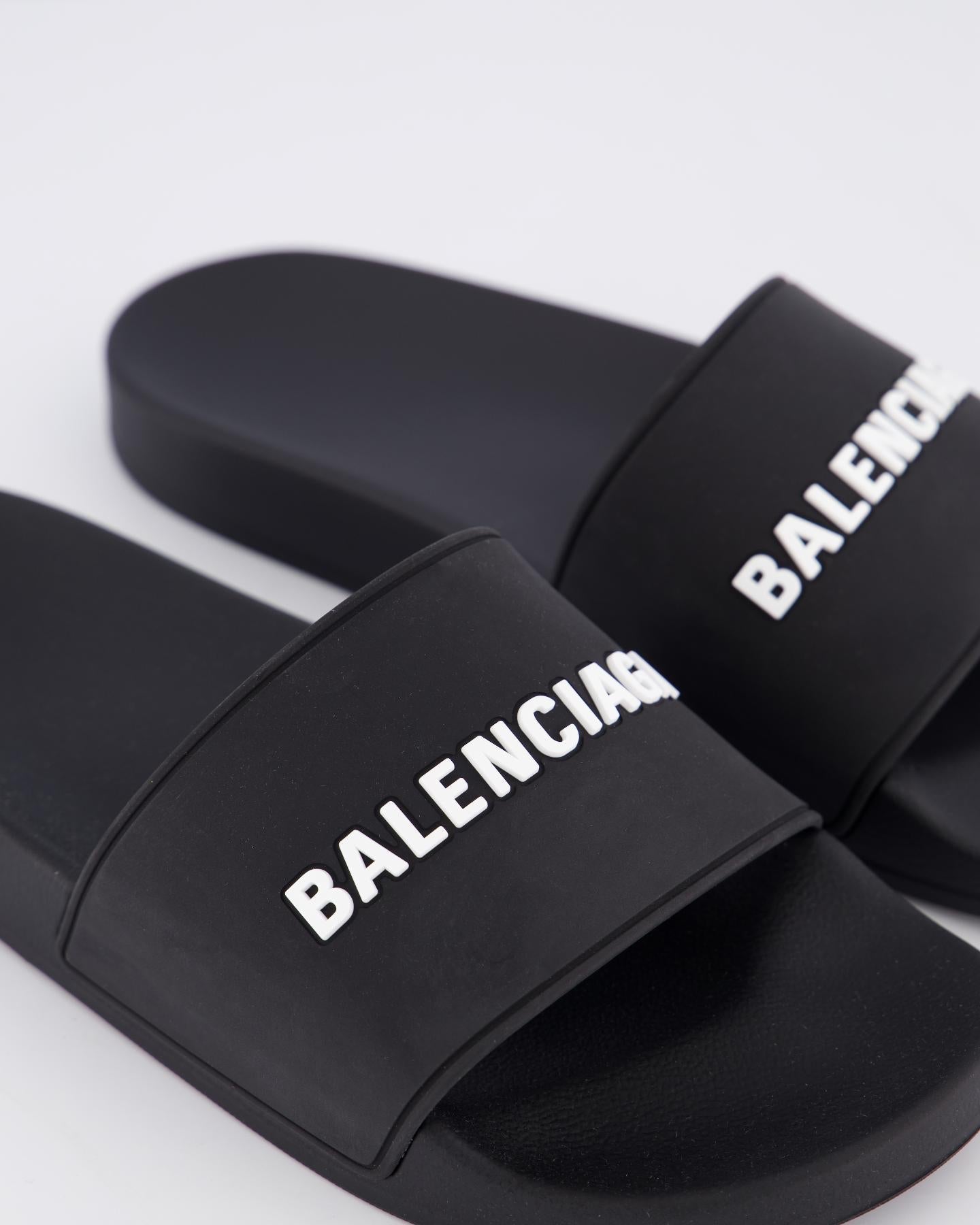 Balenciaga Heren POOL SLIDE RUBBER BAL - Eleganza.nl