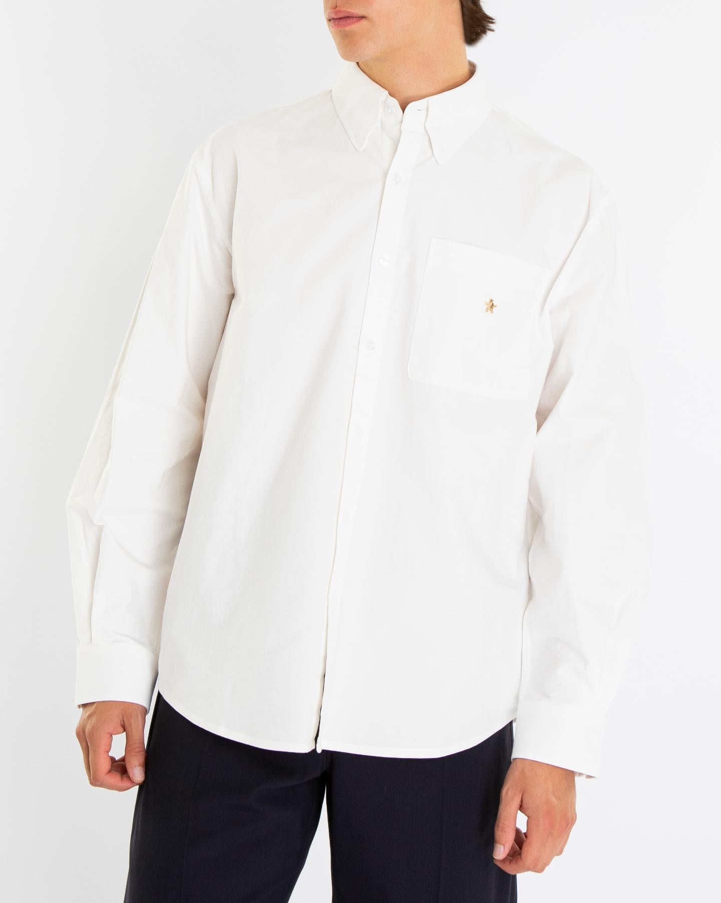 Bram's Fruit Heren Gold Lemon Oxford Shirt - Eleganza.nl