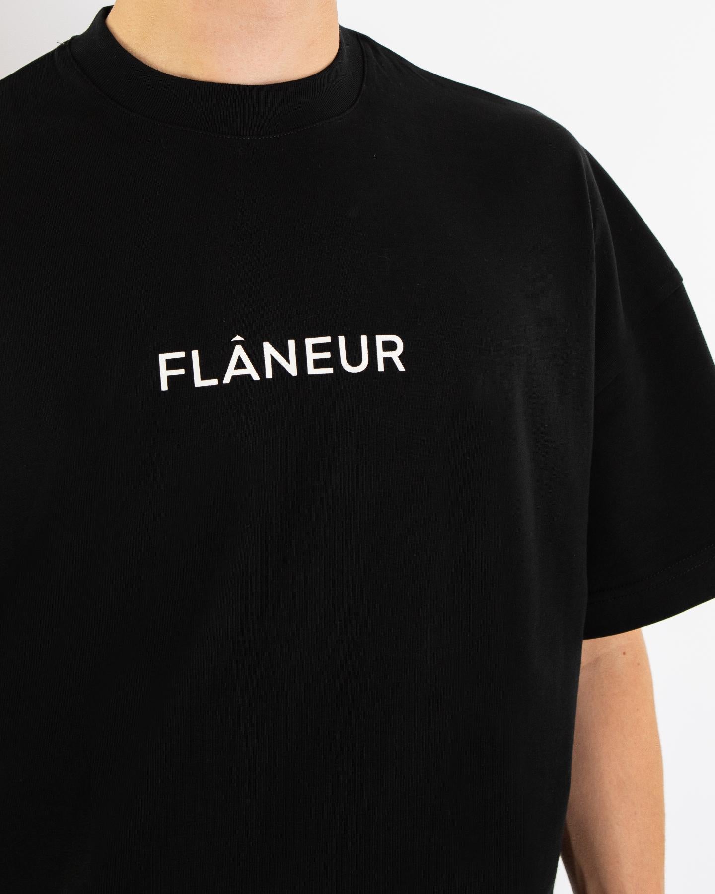 Heren Box Logo T-Shirt Black