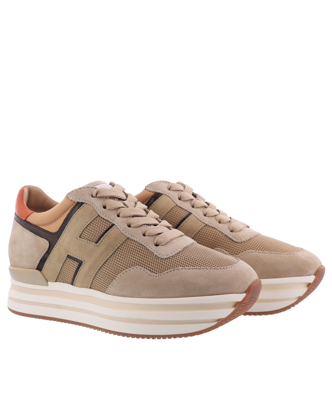 Dames Midi H222 Sneaker Beige