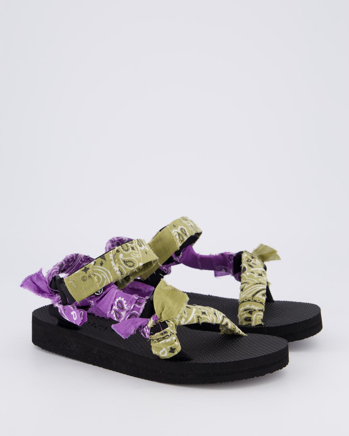 Dames Trekky Sandals Groen/Paars