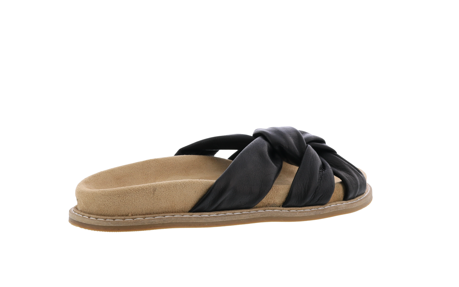 Dames Leather Band Slipper