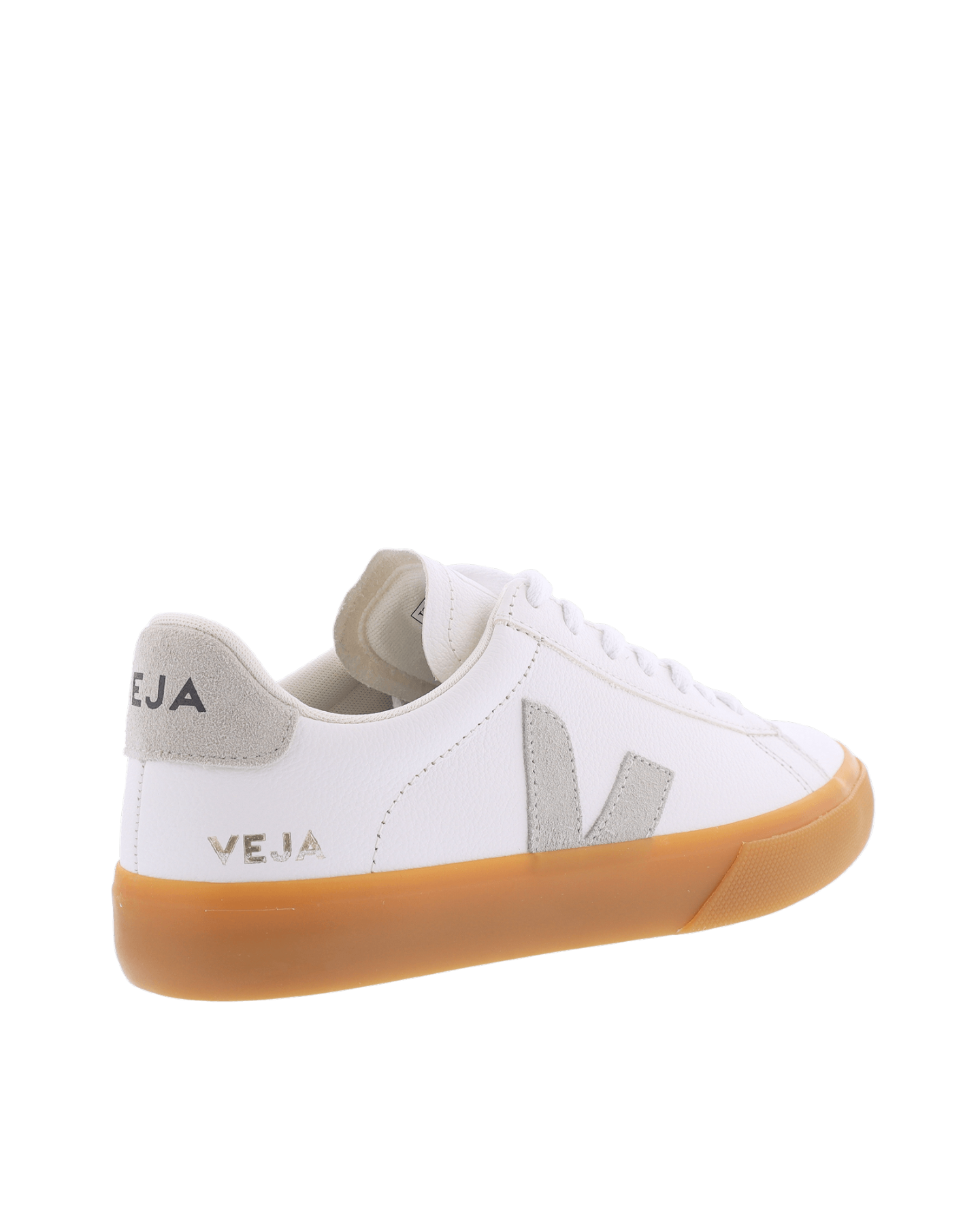 Dames Campo Sneaker Leer Wit/Natural