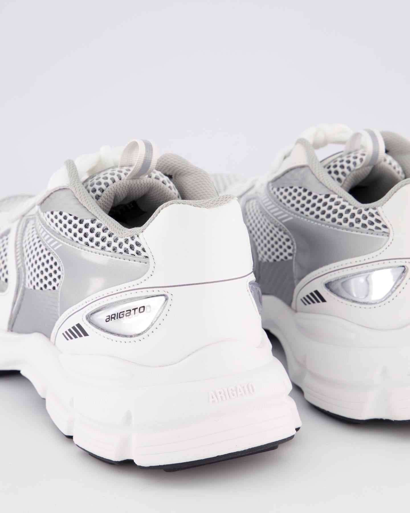 Heren Marathon Runner White Silver