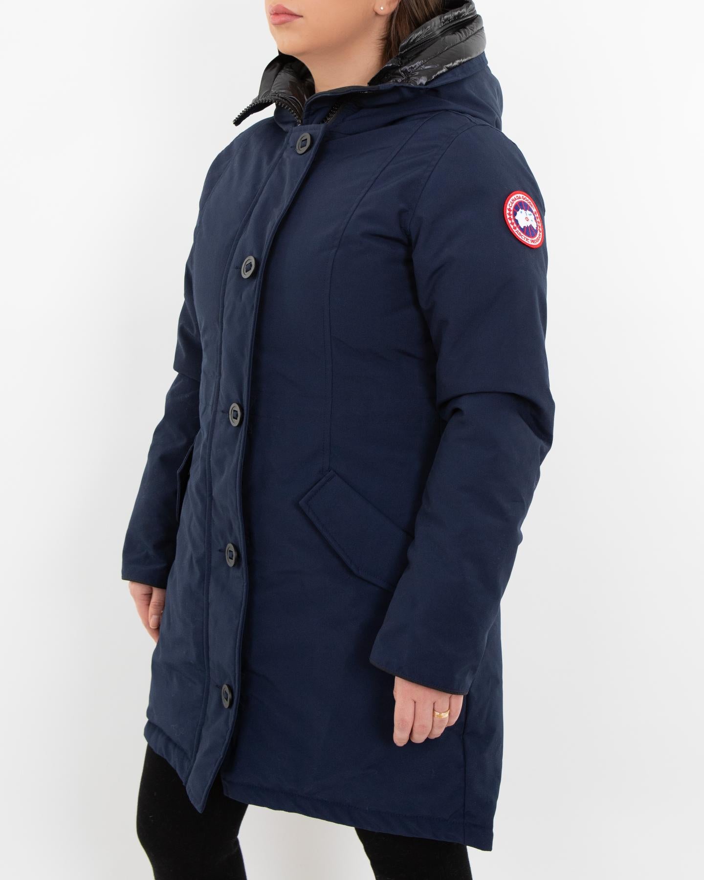 Canada Goose Dames Rossclair Parka Blauw Eleganza