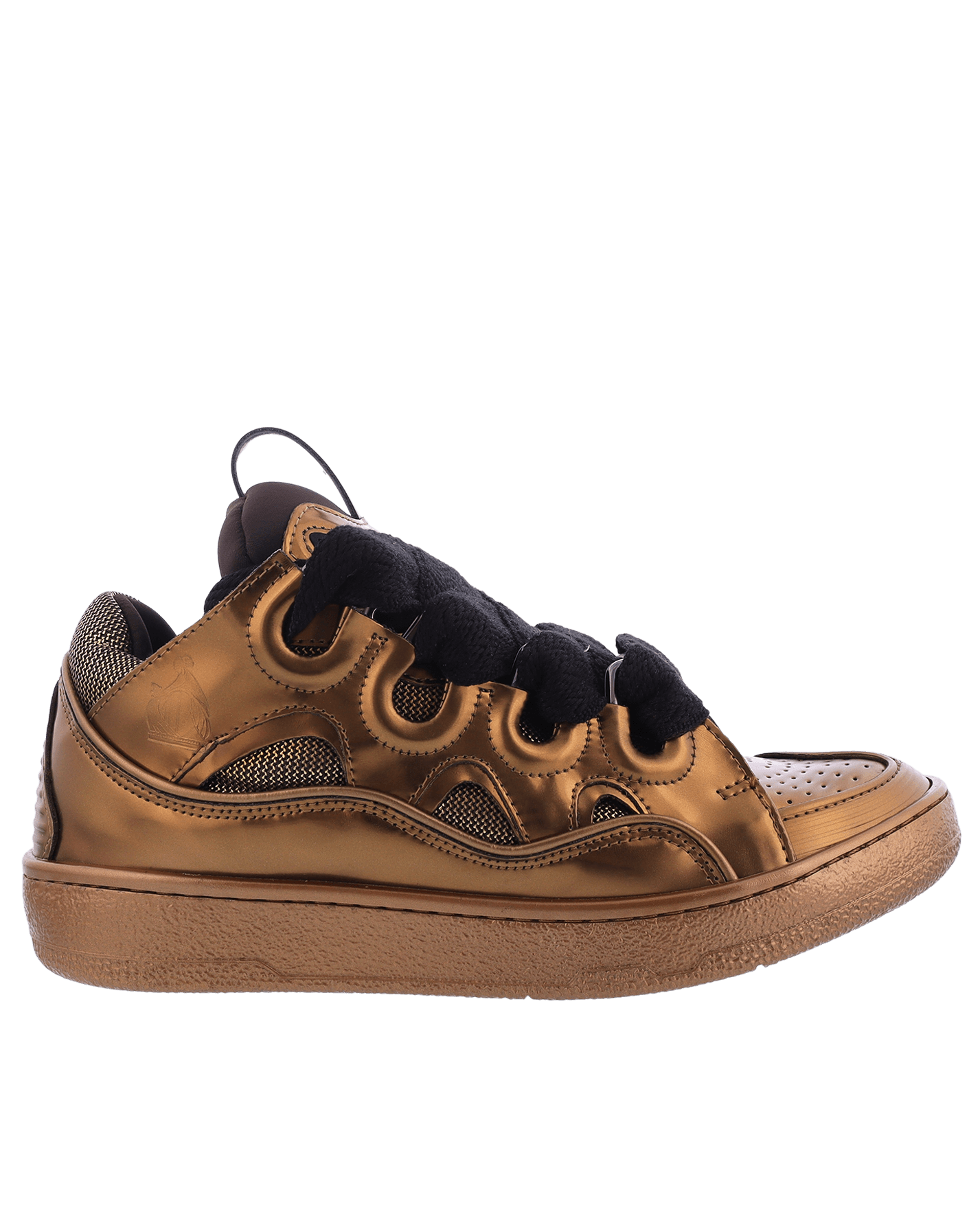 Dames Curb Sneaker Bronze Metallic