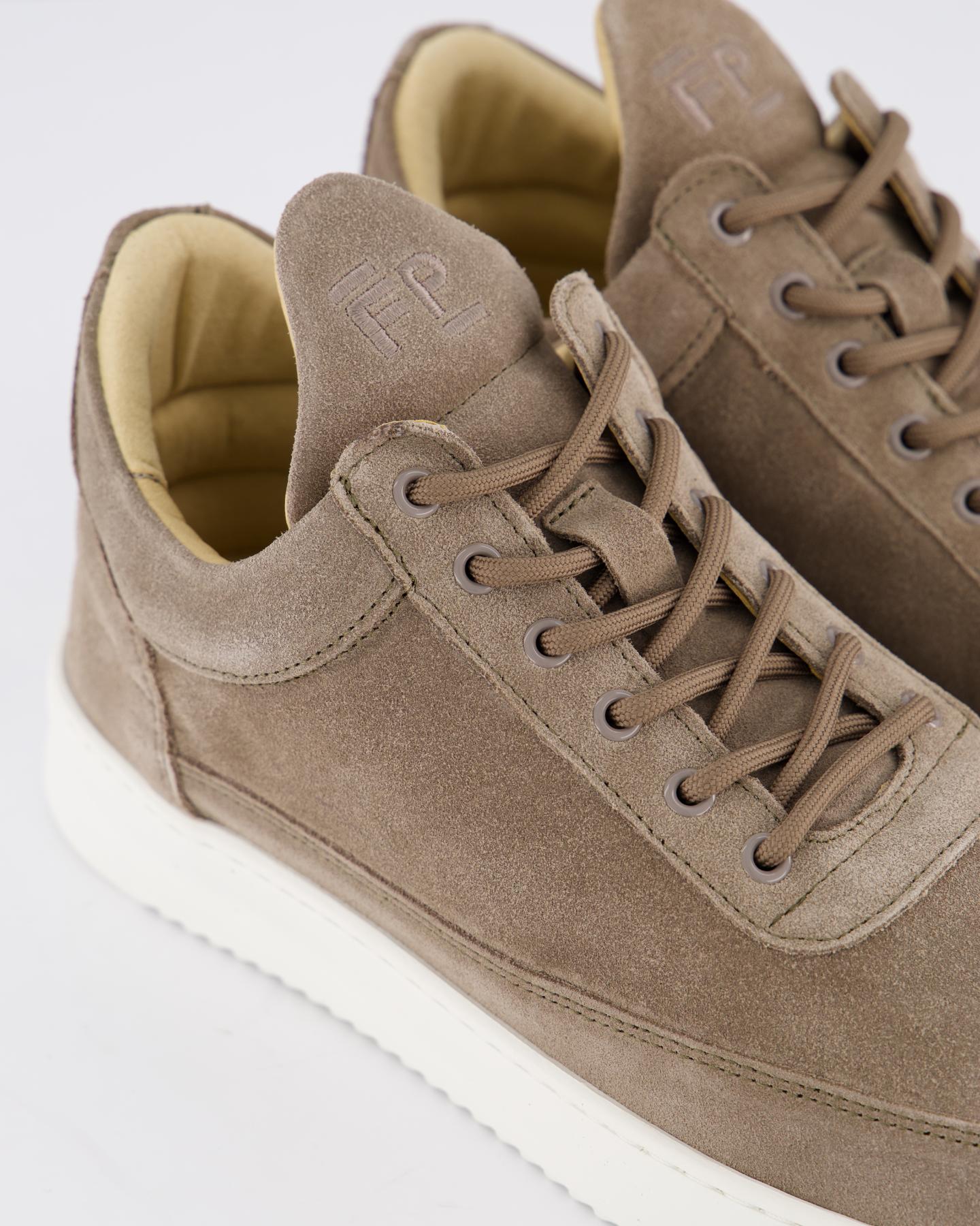 Heren Low Top Suede Organic Earth