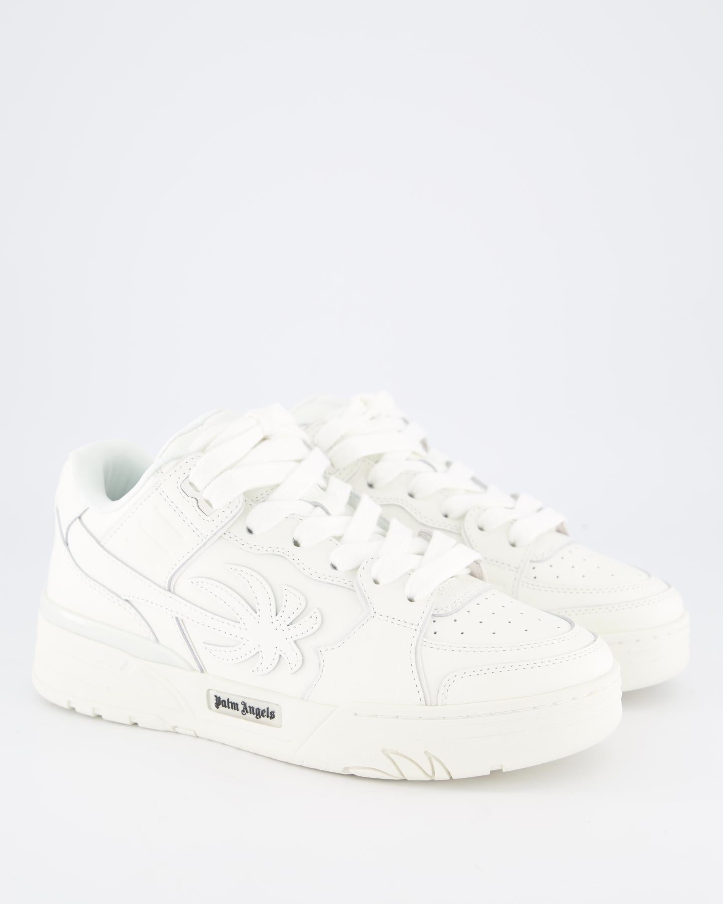 Heren Venice Leather Sneakers Wit