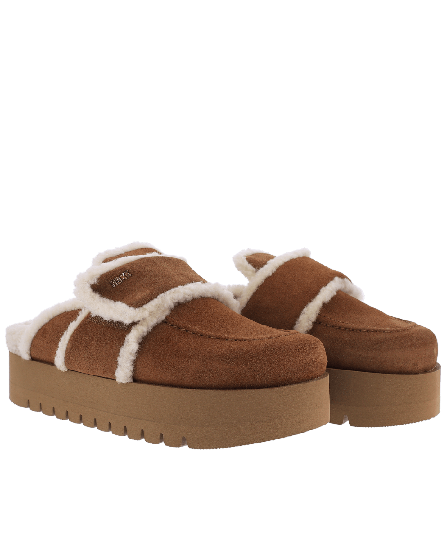 Dames Teddy Chunky Fur Beige