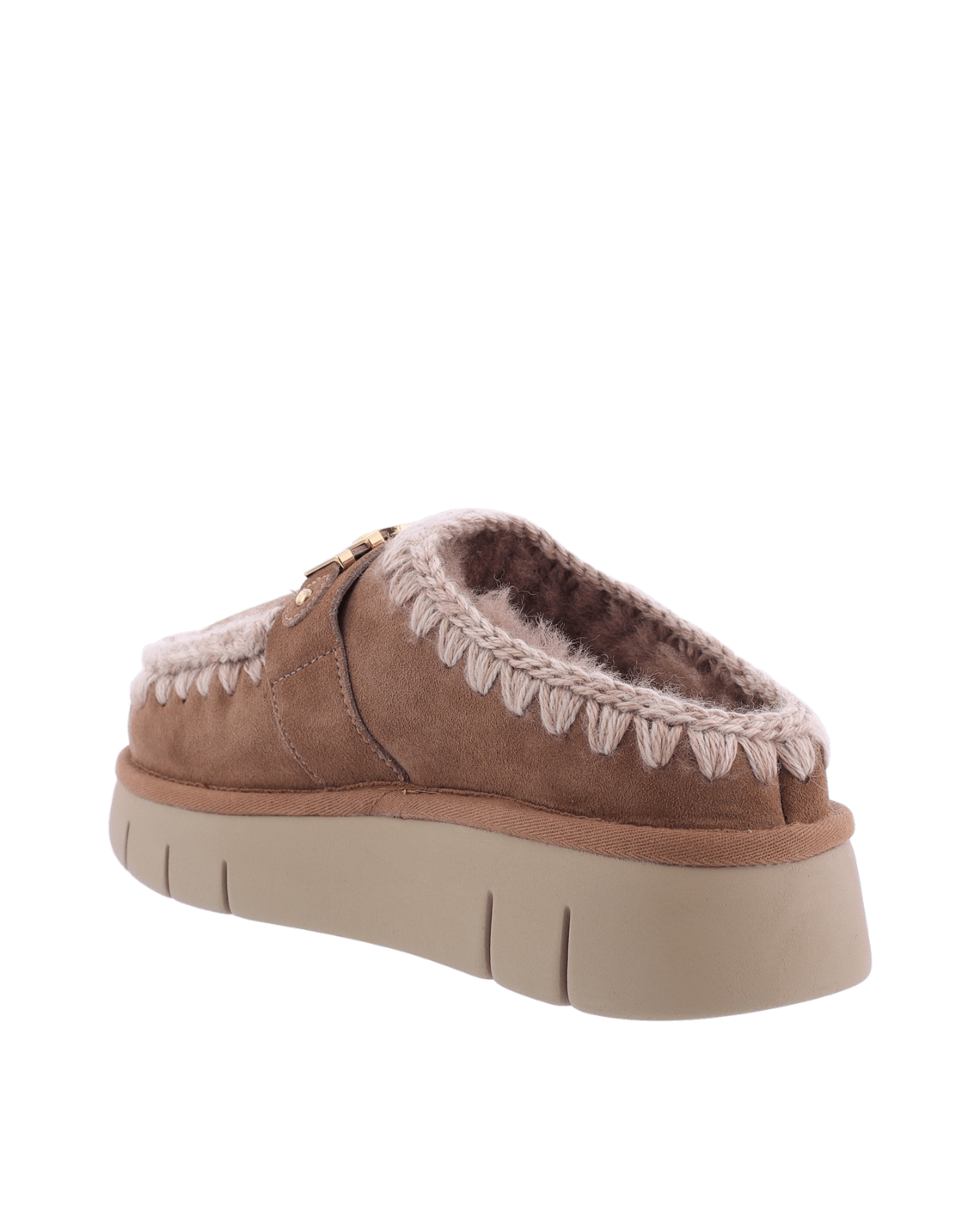 Dames Bounce Clog Logo Pink Brown