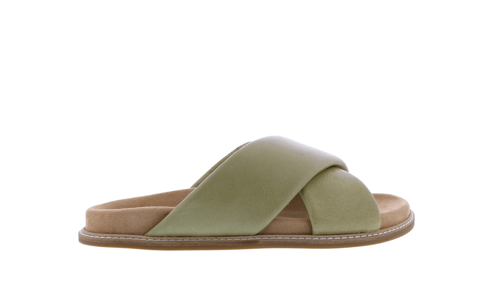 Dames Leather Band Slipper