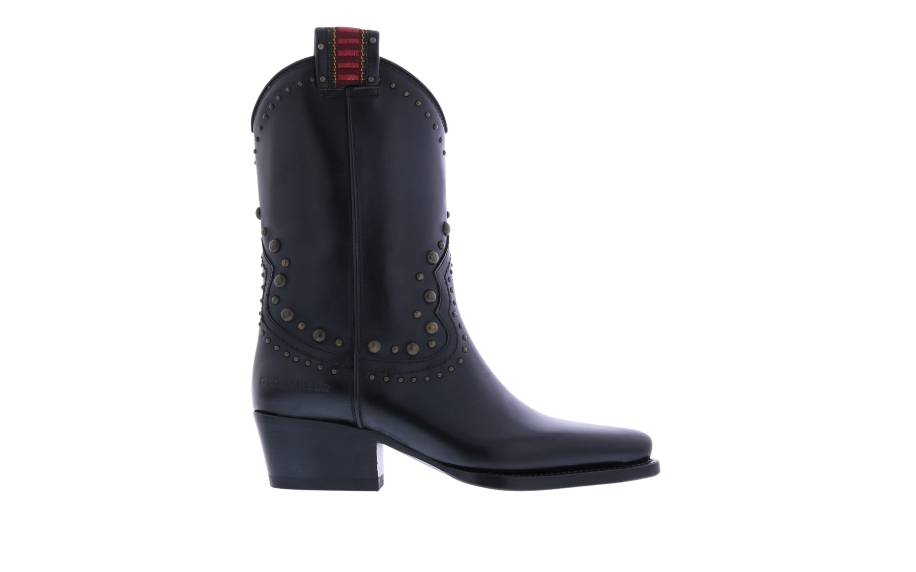 Dames Flat Boot West Studs