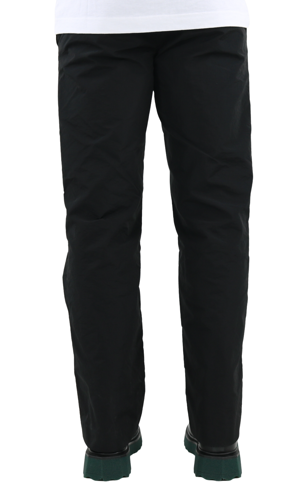 Heren Nylon Track Pants Jet Black