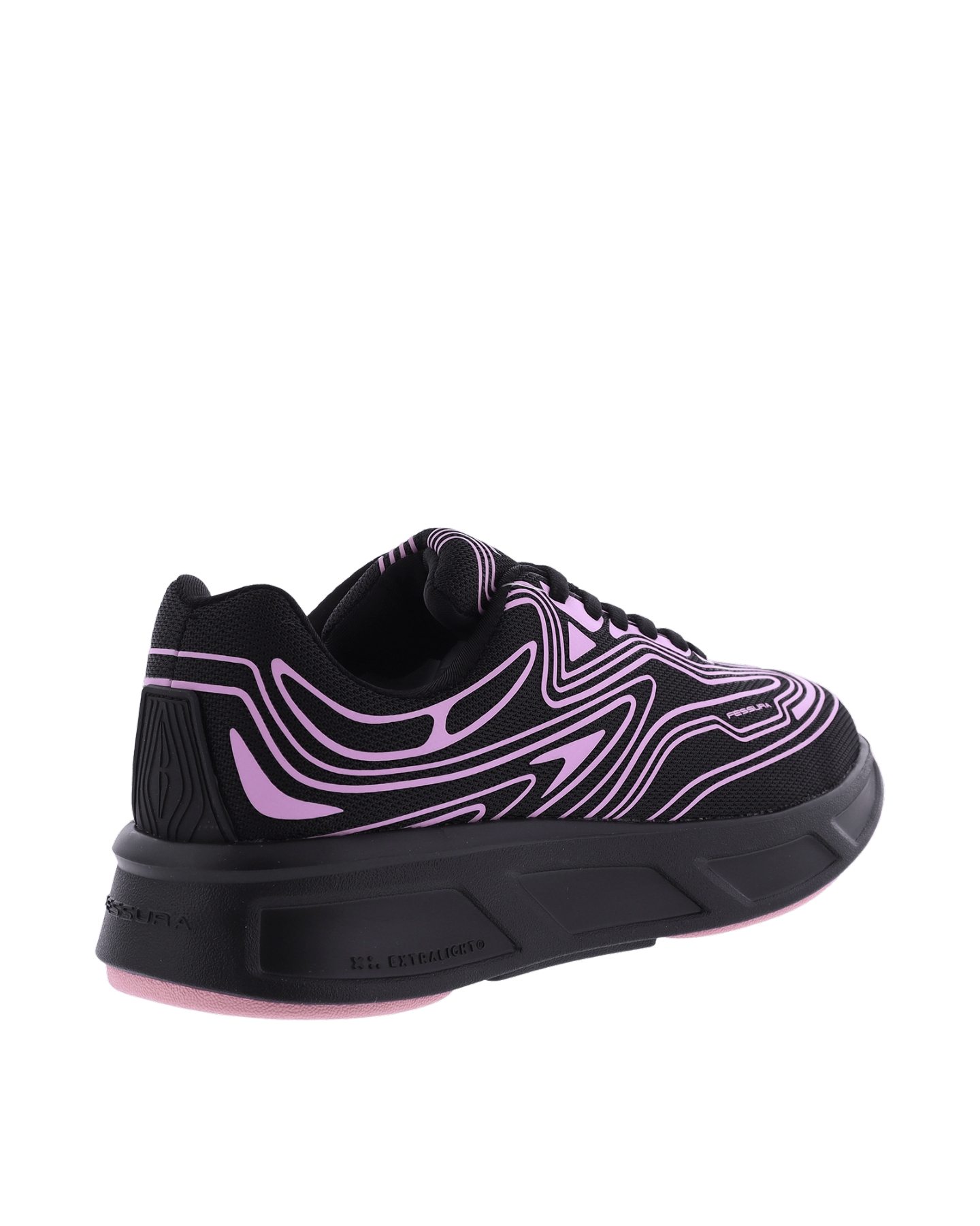 Dames Runflex 01 Sneaker Zwart/Roze