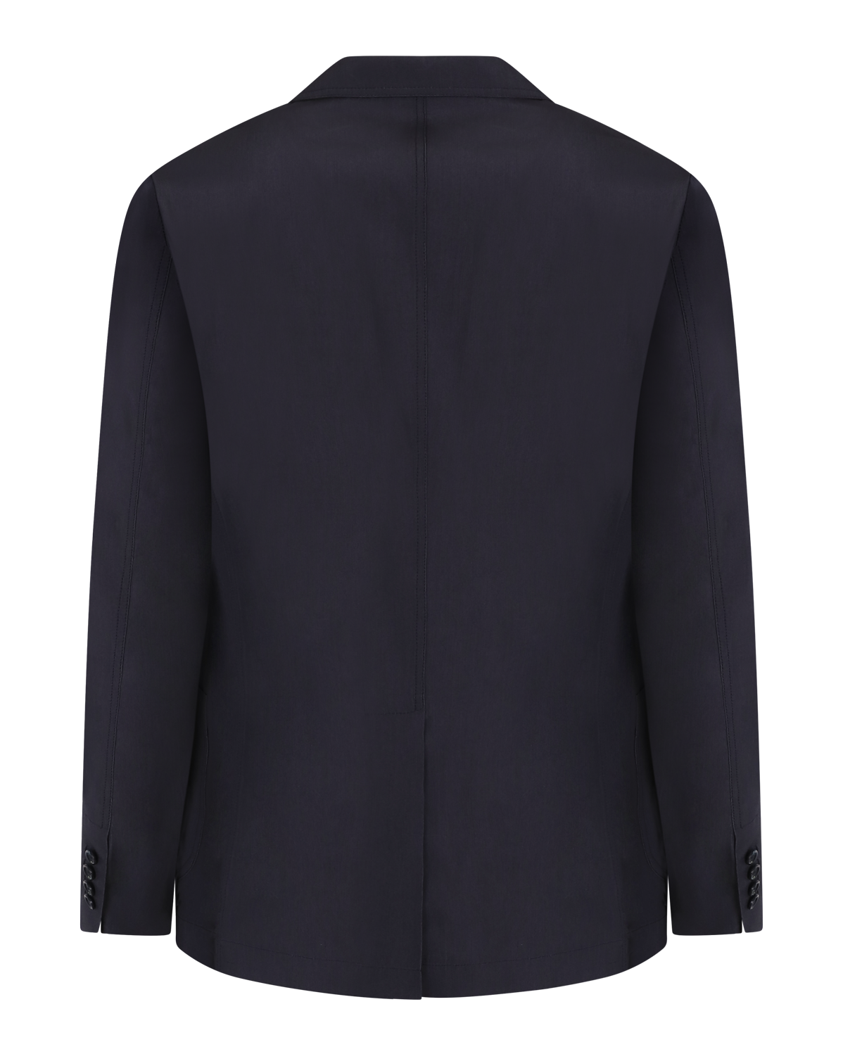 Heren Wool-Blended Blazer Blauw