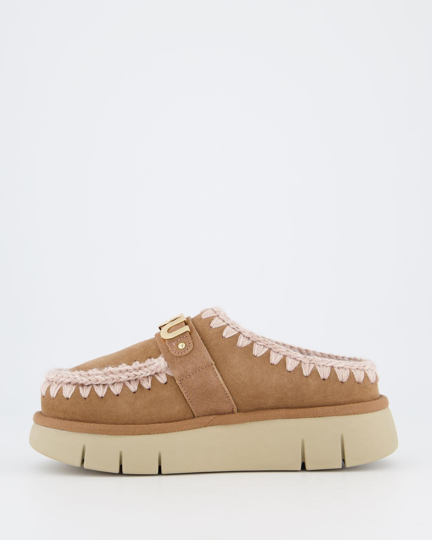 Dames Mini Eskimo Platform Camel