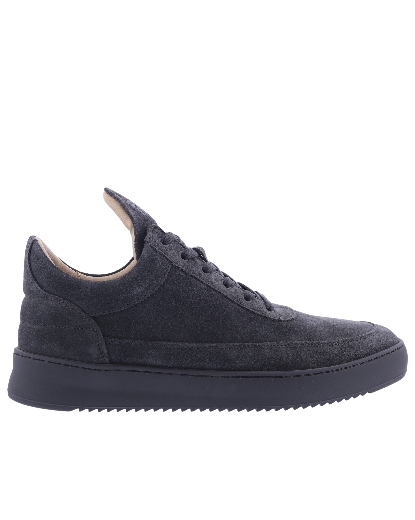 Heren Low Top Suede Grijs