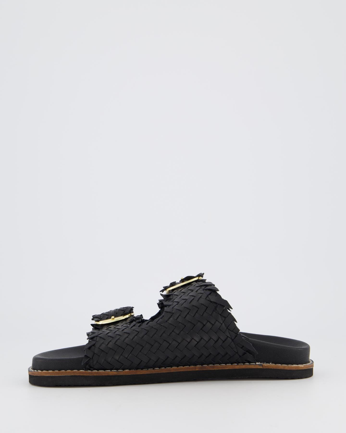 Dames Knot Slipper Zwart